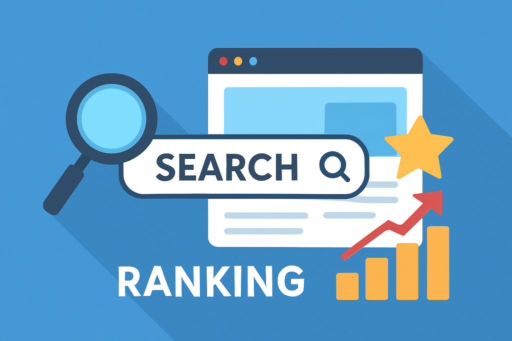 What is SEO? What is SEO illustration with Google search and website ranking”