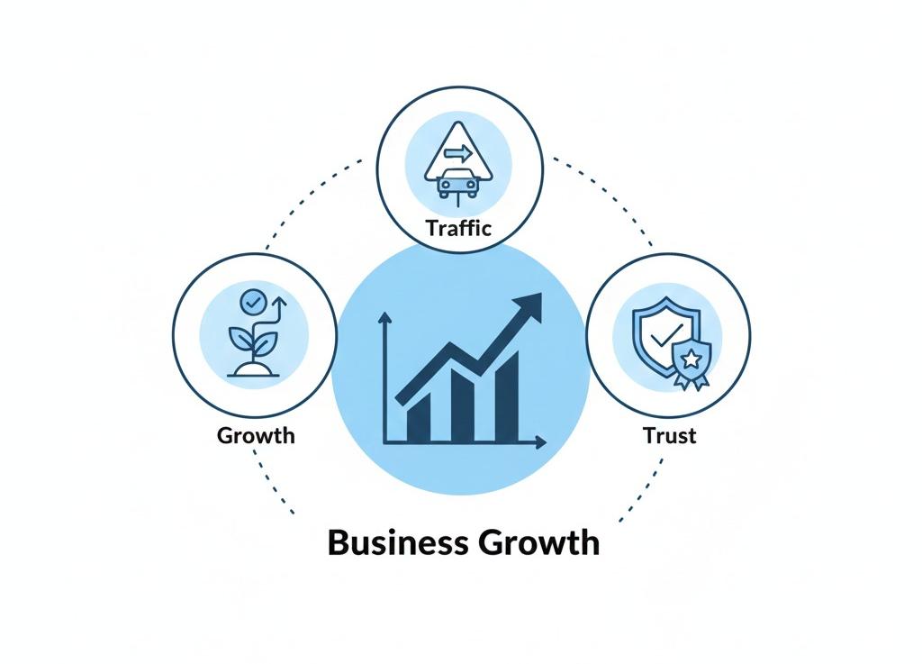 “Importance of SEO for website traffic and business growth”
