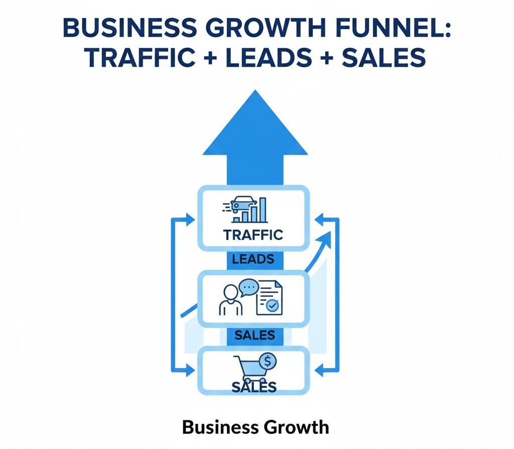 “How SEO helps business growth through targeted traffic and trust”