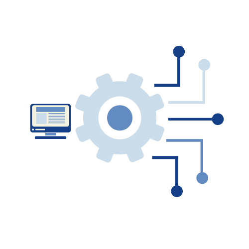 white and black outline flower house logo (1)