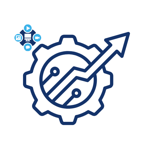 white and black outline flower house logo (3)